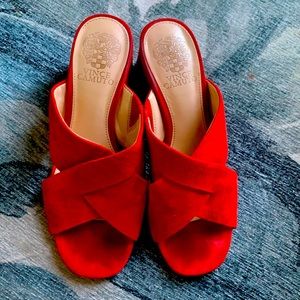 Smoking hot red mules